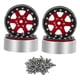 thumbnail image 3 of 4 piezas 1/18 1/24 RC Crawler Wheel Llantas Accesorio Fácil de instalar Piezas altas Rojo, 3 of 9