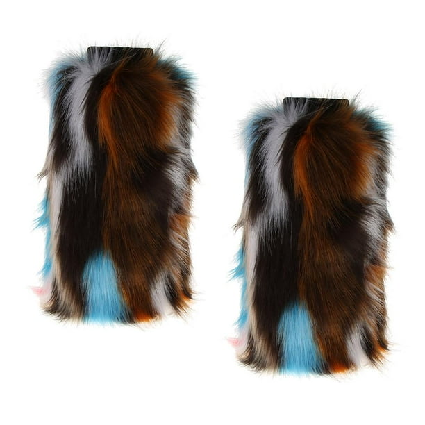 Mujeres Invierno Calentadores de Piernas Falsos Calentadores de Piernas Calentadores de Piernas Altos de Calentadores de Piernas 30 centimetros SM SunniMix Calentador de piernas de punto para mujer