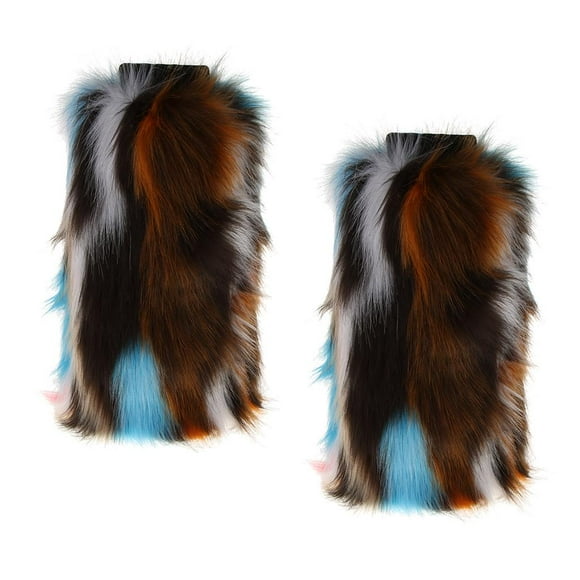 Mujeres Invierno Calentadores de Piernas Falsos Calentadores de Piernas Calentadores de Piernas Altos de Calentadores de Piernas 30 centimetros SM SunniMix Calentador de piernas de punto para mujer