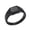 Black, variant on Men's Stainless Steel Stone Ring Square Black Onyx Gemstone Signet Rings Statement Ring Black Size 8