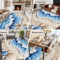 thumbnail image 5 of 6'x9' Area Rugs, Coastal Beach Indoor Outdoor Area Rug for Living Room Bedroom, Blue Ocean Starfish Shell Seashore Sand Washable Bathroom Rugs Kitchen Floor Carpet Mats Home Decor Aesthetic, 5 of 8
