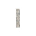 thumbnail image 5 of 6' Gray And Ivory Abstract Runner Rug, 5 of 5
