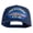 Navy, variant on USS Ranger CV 61 Blue Patched Solid Cotton Twill 5 panel Mesh Back Cap - Navy OSFM