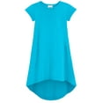 thumbnail image 6 of Made in USA Girls Soft Cotton Jersey Short Sleeve Hi-Lo Maxi Dress, 6 of 10