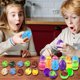 thumbnail image 2 of Conejito de Pascua que pellizca huevos de Pascua Juguete giratorio para fiestas infantiles Sorpresa en la cáscara del huevo Tema de Pascua, 2 of 7
