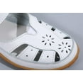 thumbnail image 3 of Women's Summer Casual Closed Toe Leather Sandals,Comfortable Soft Sole Ankle Strap Beach Shoes, 3 of 13