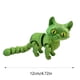 thumbnail image 2 of 3D impreso lindo gato figurita adorable estatua de animales de dibujos animados decoración del escritorio del hogar modelo coleccionable juguete para niños y adultos, 2 of 7