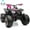 Pink, variant on Joyracer 4WD ATV for Kids, 4 Wheeler with Remote, Power Car Wheels, Outdoor Gift with 800W Motor, Bluetooth Music, Horn, LED, Black