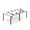 White, variant on 8 ft Conference Room Table for 8-10 People, Rectangular Meeting Boardroom Table for Office,White