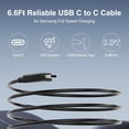 thumbnail image 5 of TYPPKMM 45W Super Fast Charger Kit, USB-C Charger Block & 6.6FT Cable for Samsung Galaxy S/Note/Tab Series, 5 of 7