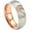 Rose Gold RG9, variant on Latrodar Fashion Half Peach Heart-Shaped Couple Fashion Valentine's Day Gift Stainless Steel Jewelry Rings Size 5-13 Black
