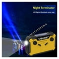 thumbnail image 4 of Hand Crank Radio with LED Flashlight Power Bank SOS Solar Radio Emergency Weather Radio for Emergency Camping Survival ,Handy Bright, 4 of 5