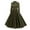 Army Green, variant on Efsteb Elegant Cocktail Dresses for Women Vintage Lapel Collar Button Pleated Dress Long Sleeve Solid Maxi Dress (Black,M)