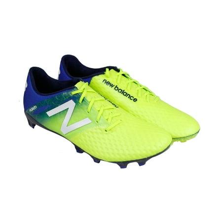 New Balance Furon Pro Fg Mens Yellow Athletic Soccer Cleats Shoes