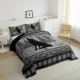 thumbnail image 3 of Castle Fairy Teens Safari Wolf Twin Comforter Sets,Tribal Aztec Bedding Set, 3 of 8