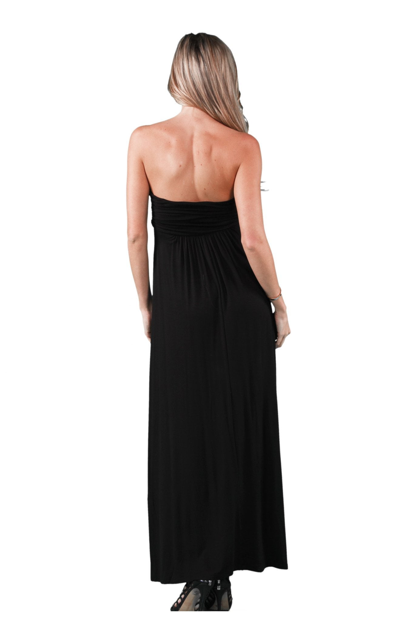 Women's Strapless Maxi Dress