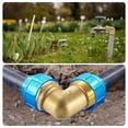 thumbnail image 5 of 3 Pack 90 Degree Elbow, 1/2 Inch Male x 1/2 Inch Female Brass Right Angle Pipe Fitting, Connector for Fluid Gas Fuel Oil Pipe, 5 of 6