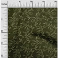 thumbnail image 2 of oneOone Polyester Spandex Dark Green Fabric Floral Craft Projects Decor Fabric Printed By The Yard 56 Inch Wide, 2 of 5