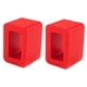 thumbnail image 1 of 2 soportes para hebilla de cinturón de seguridad que brillan en la oscuridad. Rojo, 1 of 6