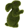 thumbnail image 1 of Conejo de Pascua artificial de musgo, figura decorativa de conejo de Pascua, decoración de Pascua, 1 of 8