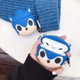 thumbnail image 2 of Compatible with AirPods Case Keychain Full Protective Premium PVC Silicone Cover Fashion Dope Self-Design Sonic Pro Skin for AirPods Pro Charging Case (Sonic), 2 of 7