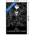 thumbnail image 3 of Disney Tim Burton's The Nightmare Before Christmas - Black and White Wall Poster, 14.725" x 22.375", 3 of 3
