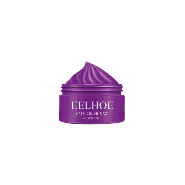 Temporary hair wax grandma gray colorful hair wax hair mud natural color disposable easy color purple