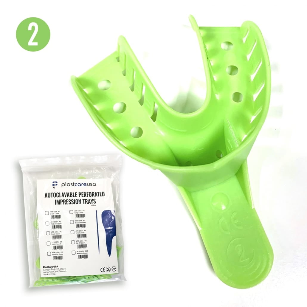 Blue Plastic ORO Disposable Impression Trays, For Dental At ₹ 300/piece - View #4