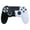 Black and White, variant on Suitable for Compatible with PS4 Controller Silicone Case P4 SLIMO PRO Color-Block Camouflage Case PS4 Controller Protective Case Two-Color Soft Silicone Shell Case