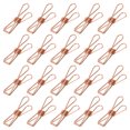 thumbnail image 1 of Unique Bargains 100 Pieces Metal Wire Hollow Out Clips 32mm Mini Binder Paper Clip Rose Gold, 1 of 6
