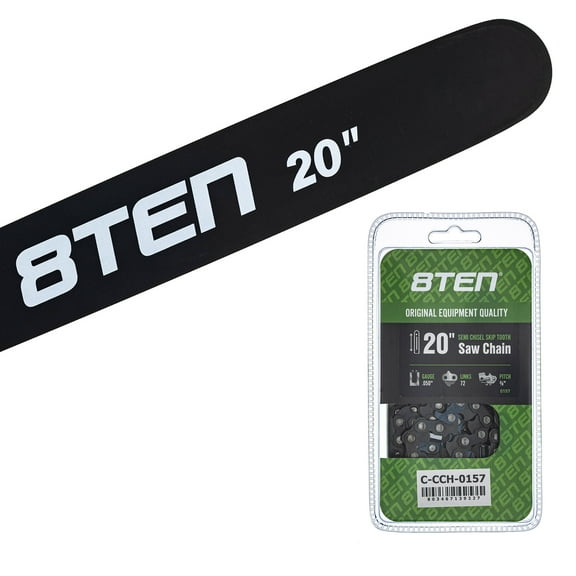 8TEN 20" Chainsaw Bar & Chain .050 3/8 72DL for Stihl 5018465-72 MK1010467