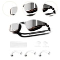 thumbnail image 6 of Luwecf Swimming Goggles Anti Fog Wide Vision Portable Lightweight Waterproof for Adults Black, 6 of 9