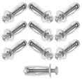 thumbnail image 4 of 10Pcs Petal Nut Rivets for Metal Installation in Plastic and Pressboard 1.1in, 4 of 9