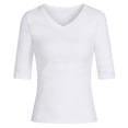 thumbnail image 3 of Tshirts Shirts for Women Short Sleeve V Neck Basic Tees Spring Clothes Dressy Tops for Women, 3 of 4