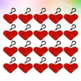 thumbnail image 3 of Masteelf 20Pcs Key Chain for Girl Heart Keychain Clasp Red PP Cotton with Storage Function, 3 of 8
