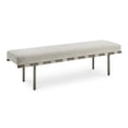 thumbnail image 2 of Moe's Home Collection Carson Dining Bench Metal in Beige, 2 of 7