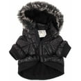 thumbnail image 4 of Pet Life ® Classic Metallic Fashion 3M Insulated Dog Coat Parka w/ Removable Hood, 4 of 9
