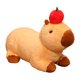 thumbnail image 2 of Carpincho de peluche de juguete, muñeco suave, sofá, decoración del hogar, figura de felpa única y bonita, Animal relleno para bebés, niños, niñas, mentira 30cm, 2 of 8