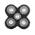 thumbnail image 1 of (noir)Tte Rasoir 5 ttes faciles Installer Rasoir lectrique Flottant Barbe Tondeuse Cheveux Pratique Universel Double Anneau Lame Rasage Remplacement, 1 of 5