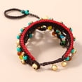 thumbnail image 2 of MasteelfCA 1pc Exquisite Bohemian Style Bracelet Braided Craft Girl Wrist Chain Hand Decor, 2 of 7