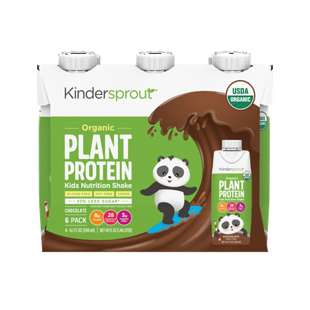 UPC: 0850001805667 | KinderSprout Organic Plant Based Kids Protein Nutrition Shake Chocolate 6pk