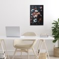 thumbnail image 3 of Stupell Industries Transitional Midnight Garden Velvet Florals Black Framed Giclee Art, 12 x 18, by Creative Studio, 3 of 8