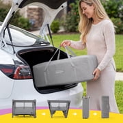 HARPPA 5-in-1 Pack and Play with Bassinet & Bedside Sleeper for Newborn, Gray