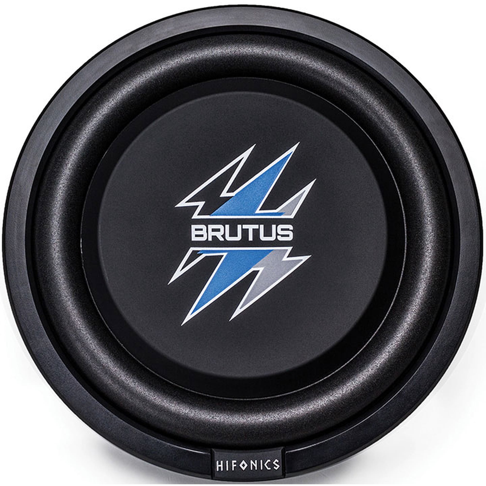 Hifonics BXS8D4 Brutus Shallow Mount Subwoofer (Black) ‚Äì 8 Inch Subwoofer, 400 Watt, Car Audio System, 2 Inch Voice Coils, UV Rubber Surround, Best in Sealed Enclosures, Marine Grade