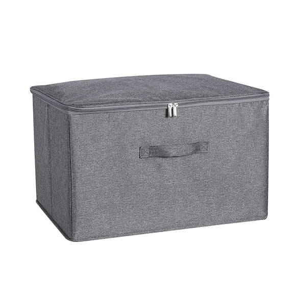 Ohufall Foldable Cationic Soft Lid Clothing Quilt Storage Box For Home With Clothes Storage Organizer Closet Storage