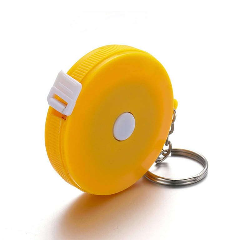 Measuring Tape 1.5M/60 Retractable Tailors Tape Measure with Key Chain,  Orange