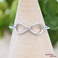 thumbnail image 2 of LD DESIGNS -Sterling Silver Infinity Ring â€“ Minimalist Silver Ring with Fine Detailed Design, Infinity Wedding Band, Promise Ring Silver, Anniversary Gift, 2 of 10