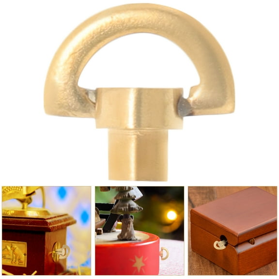 LEORX 4pcs Wind Up Music Box Movement Music Box Key Extender For Craft Repair