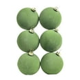 thumbnail image 1 of Bolas colgantes navideñas,Adornos navideños con bolas flocadas para exterior e interior,Fiesta navideña Festival Jardín Patio trasero Césped,Surtido de adornos decorativos para colgar Verde, 1 of 8