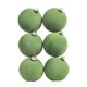 thumbnail image 1 of Bolas colgantes navideñas,Adornos navideños con bolas flocadas para exterior e interior,Fiesta navideña Festival Jardín Patio trasero Césped,Surtido de adornos decorativos para colgar Verde, 1 of 8